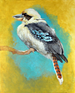 Kookaburra acrylic 16' x 20